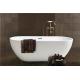 Simple Modern Acrylic Massage Bathtub / Small Stand Alone Tub Excellent Heat Retention