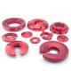 Customized Red Anodized Aluminium Spare Parts CNC Machining for Precision Engineering