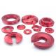 High Precision Red Powder Coated ATV Parts for UTV Shock Absorbers and Customized
