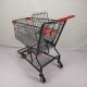 125L Standard American Shopping Trolley Warehouse Shopping Cart With Foldable Seat