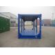 Steel Shipping Container Frame 20ft High Cube Optional Color Customized Size