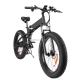 7 Speed Lithium Battery Folding Fat Tire Electric Bike 60v For Unisex