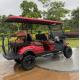 OEM 6 Seater Electric Club Car Golf Cart Keyless 4 Wheel Disc Brake 10 Inch Display 14 Inch