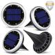 White Solar Powered LED Ground Lights / Solar Lights For Driveway Entrance