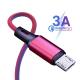 RoHS OEM ODM QC3.0 6.6FT 2m 3A Micro USB Fast Charging USB Cable