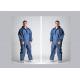 Latex Free Disposable Coverall Suit , Disposable Chemical Suit Low Linting