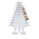 clear black 10 tier macaron pyramid tower macaron display stand