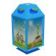 Painted Metal Custom Garbage Cans Rectangular Shape With Galvanized Steel Liner
