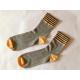Hot selling stripe patterned design mercerized cotton cosy socks for women