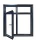 SKATE Series Alloy Aluminum Windproof Casement Windows For Home And Commercial Use
