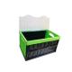 Square Stackable Box Plastic Storage Crate Collapsible Toys Organizer No Maintenance