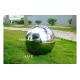 1.5M Durable Giant Inflatable Mirror Ball , Silver Reflective Balloons For Party Wedding