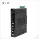 Industrial 4 RJ45 port + 2 SFP port Gigabit PoE Ethernet Switch ( 100W )