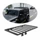 Aluminum Alloy Roof Rack for Placement on 2016 Jeep Wrangler and 2018 Grand Cherokee