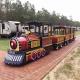 Electric Tourist Train Rides One Locomotive 4 Coaches Battery Power