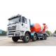 EuroII Shacman Mixer Truck F3000 Concrete Mixer Machine Truck 8x4 380 White