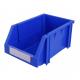 128x222x59mm Supermarket Plastic Shelf Bin Industrial Multi Function Storage Bin
