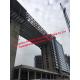 Residential Structural Steel Frame Construction Between Urban High Rise Buildings