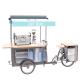 User Friendly Coffee Scooter Cart Large Product Operation Space 150KG Load