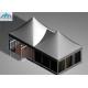 5x5m Pagoda Gazebo Tent with Aluminum Frame White PVC Roof Cover For Wine Festival