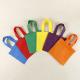 Small colorful shopping bag, Eco-friendly non-woven value priced package bag, reusable fold able gift bag
