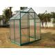 4mm UV Twin-wall Polycarbonate Portable Gardening Greenhouse 6' X 4' RA0604  