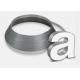 Advertising Silver Color Band Extrusion Profiles 2cm Width Plastic Trim Cap