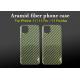 Shockproof Glossy Finish Surface Carbon Aramid Fiber iPhone Case For iPhone 11