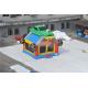 Commercial Giant Bouncy Castle Funny Construction Car / Truck Inflatable Bounce House