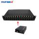 Media Converter Rack Mount Chassis 14Slots 2U High Dual Power Supply for Standalone Media Converter