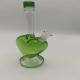 Green 18.8mm Traight Tube Bongs Glass Water Pipe Bong For Smoking