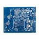 Blue Solder Mask Quick Turn PCB Boards Prototypes 4.8mil 1.6mm