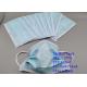 Adjustable Nose Piece Mouth Mask Disposable , Flexible Medical Face Mask
