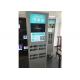 4-52 Bay cell phone charging power bank charging kiosk charging station lcd display screen touch screen support renting