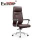 Swivel Officeworks Leather Office Chair , Adjustable Genuine Leather Executive Chair