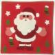 Embroidery cushion cover with Santa Clause design.