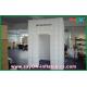 Inflatable Cube Tent 2.6m Height White Quadrate Strong Oxford Cloth Photobooth With LED Light