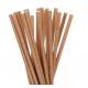 Washable Reusable Kraft Paper Straws Smooth Cutting Thick Paper Straws
