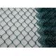 Green 5 Feet Chain Link Fence Mesh Galvanized Pvc Coated Wire