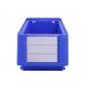 Solid Box Convenient Workshop Office Organizer Crate Plastic Shelf Bins with Divider Customized Logo PP Box