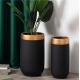 New Design Home Balcony Decorative Porcelain Luxury Planter Black Matte Ceramic Flower Pot For Gardening