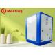 Water source heat pump electric water heater for domestic hot water radiator heating cooling