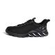 Unisex Lace up Fly Knit Fabric Upper Slip Resistant Rubber Sole Steel Toe Fashion Safety Shoes