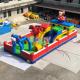 Airtight Bouncy Castles With Slides Customize Indoor Kids Air Inflatable Amusement Park