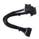 16 Pin OBD2 Y Cable Splitter Extension Network Male To Dual Female Y Cable