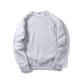 Oversized Blank Cotton Fleece Hoodies Sweatshirt No Pocket Round Neck