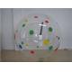 Clear PVC Inflatable Water Balls with Color Dots For Kids Inflatables Pools