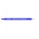 Security Brush Twin Marker Pen / Permanent  Paint Marker Pens with Polyester Nib 1mm