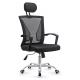 Trendy Black Adjustable Office Chair With Arms Aluminum R350 Foot Fireproof