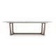 Modern Style Set Rectangle Marble Dining Table